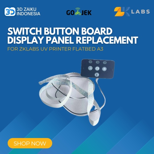 ZKLabs UV Printer A3 Switch Button Board Display Panel Replacement